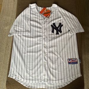 Authentic #2 Derek Jeter NY Yankees home jersey - Majestic size 52 new with tags